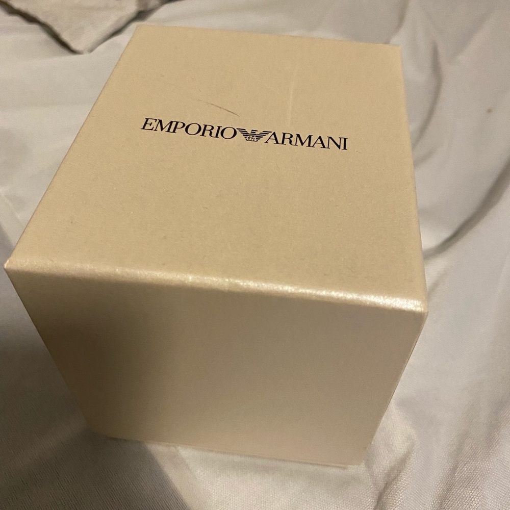 Emporio armani black watch.